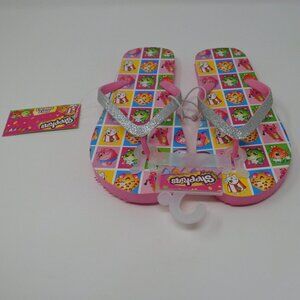 New Girls Shopkins Flip Flop Sandals Large (2/3).